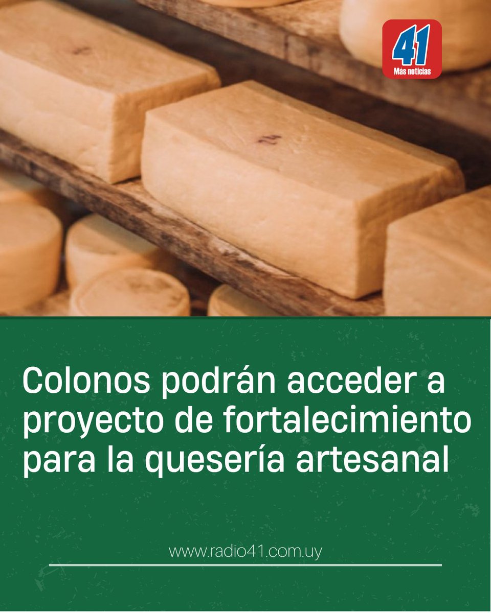 radio41sj's tweet photo. El @INALE_UY y el @INC_Uruguay firmaron un acuerdo por el cual los colonos lecheros podrán acceder a las diversas herramientas y capacitaciones del AIDQA para fortalecer la quesería artesanal.
👇👇https://t.co/RwsAJ2Y1mI https://t.co/SmY1jTllab