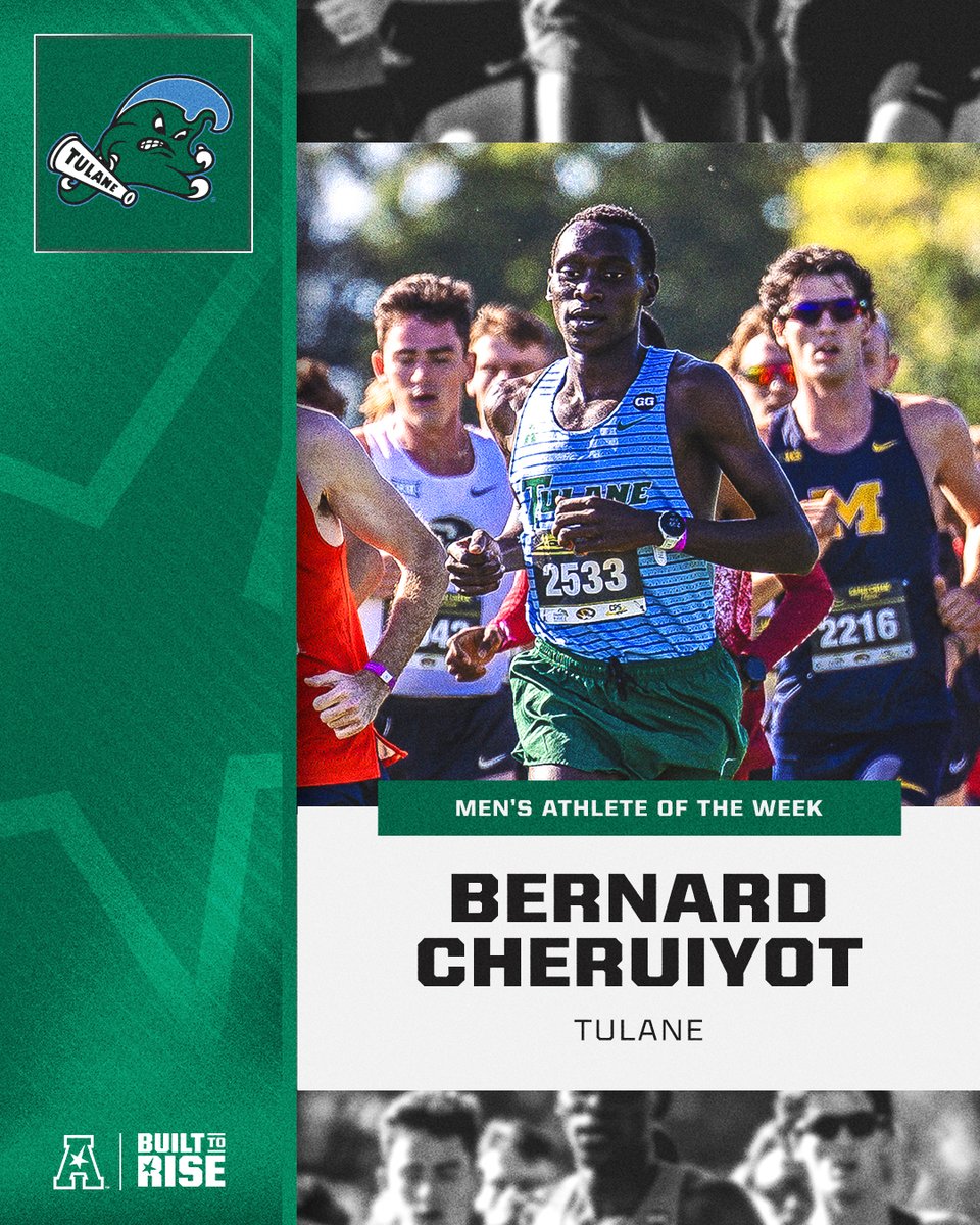 American_Conf's tweet image. Cross Country Athletes of the Week🏃‍♂️🏃‍♀️
 
#BuiltToRise x #AmericanXC