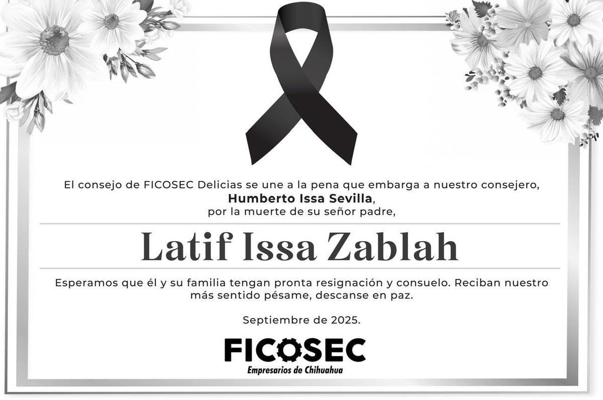 Enviamos nuestras condolencias.
En paz descanse.