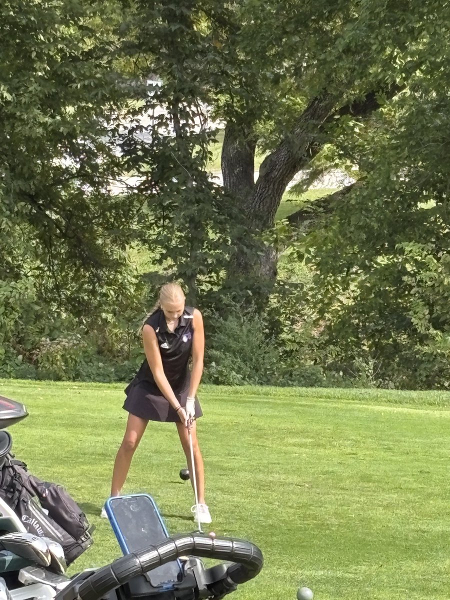 Metro golf!! JJ with a great drive.