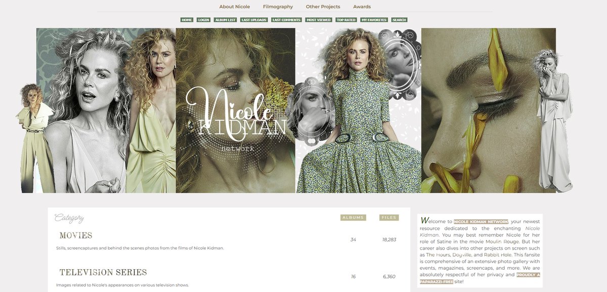 Latest Onliner: Nicole Kidman Network
(Coppermine SOLO: theme + pages)
nicole-kidman.net

#Coppermine #HTML #CSS #Responsive #Graphics #Coding