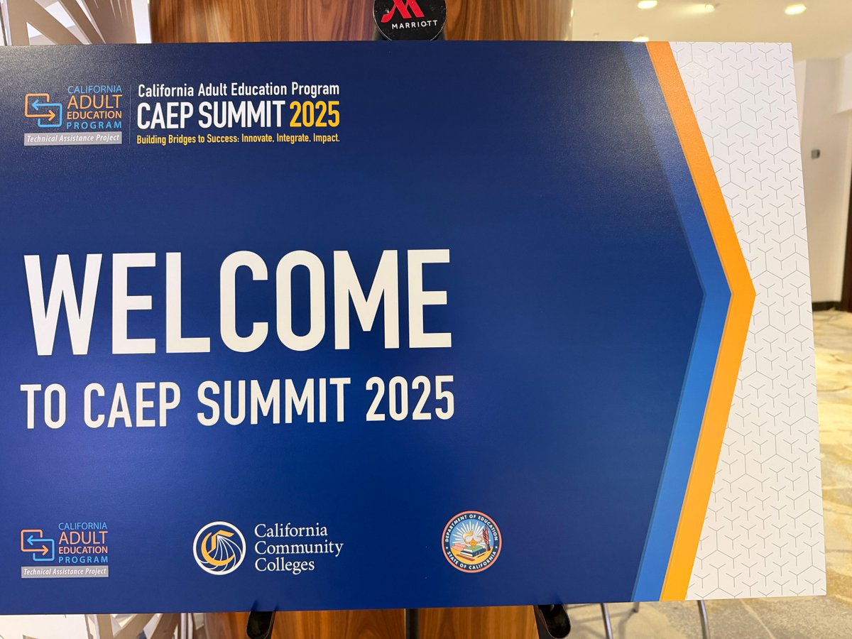 Another fantastic Summit in the books with our friends and colleagues who support Adult Education around the state. 

 #CAEPSummit2025 #AdultEducation