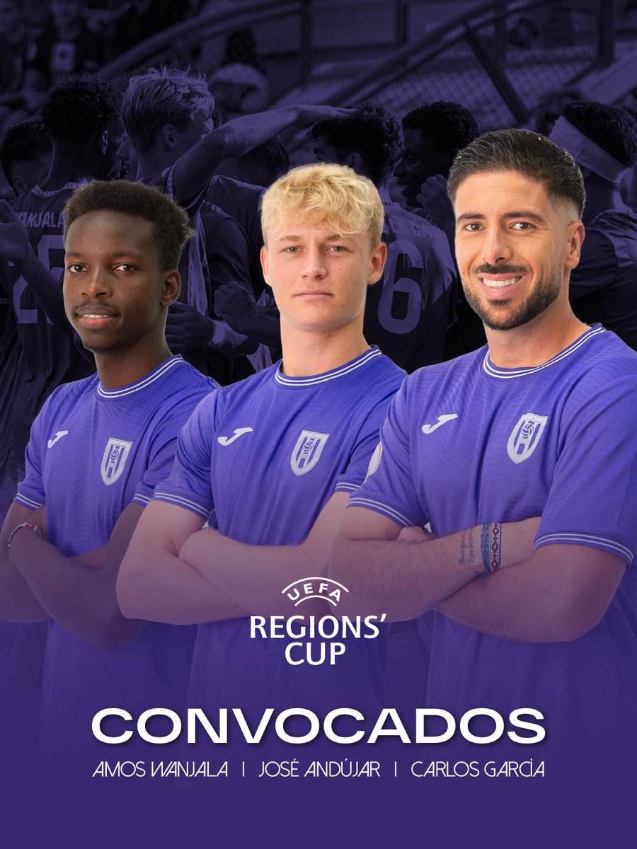 𝘾𝙊𝙉𝙑𝙊𝘾𝘼𝘿𝙊𝙎 𝙋𝘼𝙍𝘼 𝙇𝘼 𝙍𝙀𝙂𝙄𝙊𝙉’𝙎 𝘾𝙐𝙋 🏆

La <a href="/FFCV_info/">FFCV</a> ha hecho pública la convocatoria para la Copa de las Regiones de la UEFA.

Orgullosos de que nuestros jugadores pertenezcan a la lista. 📋

¡Mucho ánimo! 💜

#ACTorellano | #RegionsCup