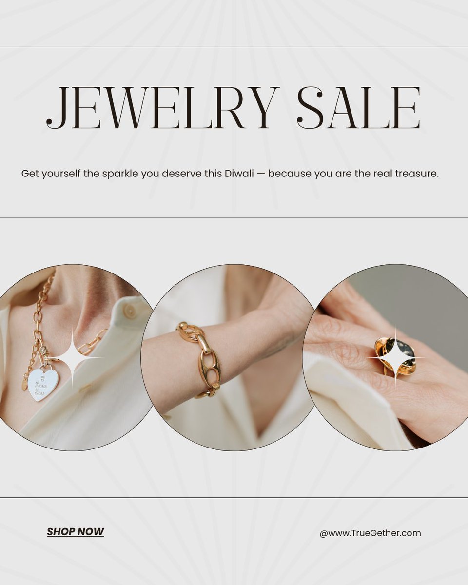 TrueGether_'s tweet image. This Diwali, let your sparkle outshine the lights around you. 💫
Adorn yourself with timeless pieces that bring joy, confidence, and radiance to every festive moment. 💍✨
Because you are the real treasure this Diwali.
Shop now @TrueGether_