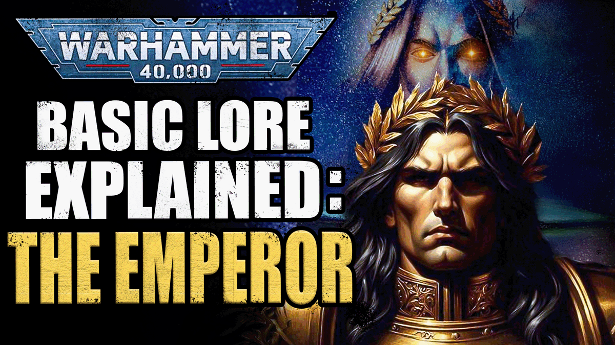 WE'RE BACK! I've officially returned to my Warhammer channel! Started with a 30 minute video explaining the Emperor!