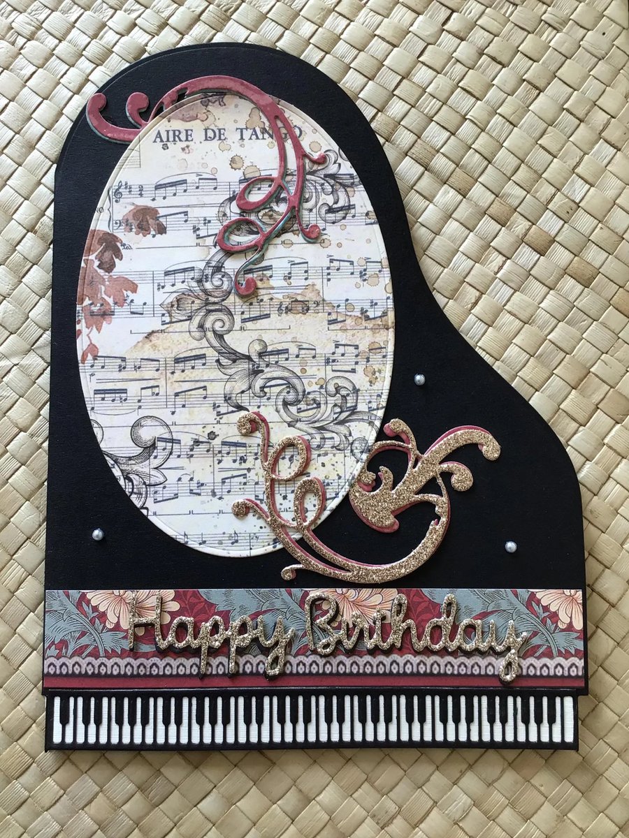cardsallacarta's tweet image. With a choice of greeting finishes, a unique card for a pianist 🎹
Concert Grand Piano Handmade Card, Pianist Birthday Congratula by AllaCartaCards 
 etsy.me/42rfkLg 

#YourBizHour #womaninbizhour #shopetsy #ooak #musician
