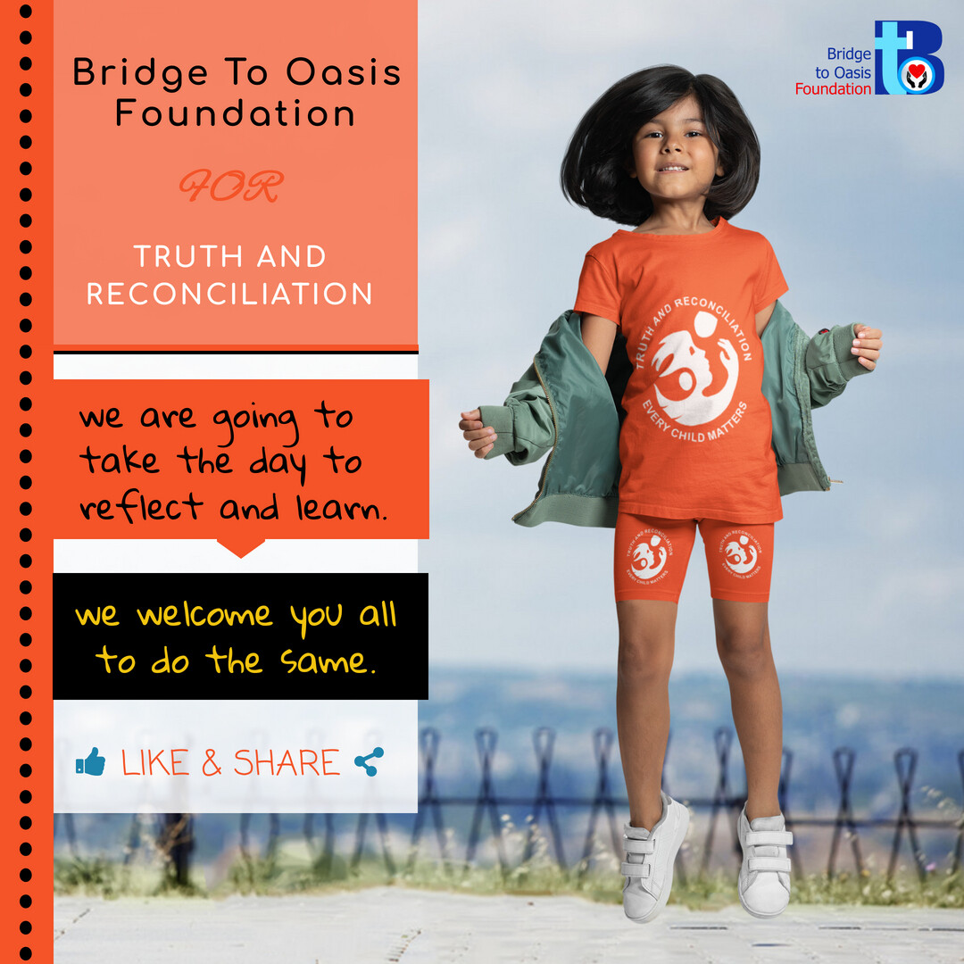 bridge_oasis's tweet photo. We honour the National Day for Truth and Reconciliation. 🧡🍁
We stand with Indigenous elders, survivors, and families — listening, learning, and acting. Support Indigenous-led resources and initiatives today. #EveryChildMatters #TruthAndReconciliation #BridgeToOasis #Solidarity https://t.co/OVt1z0y9d1
