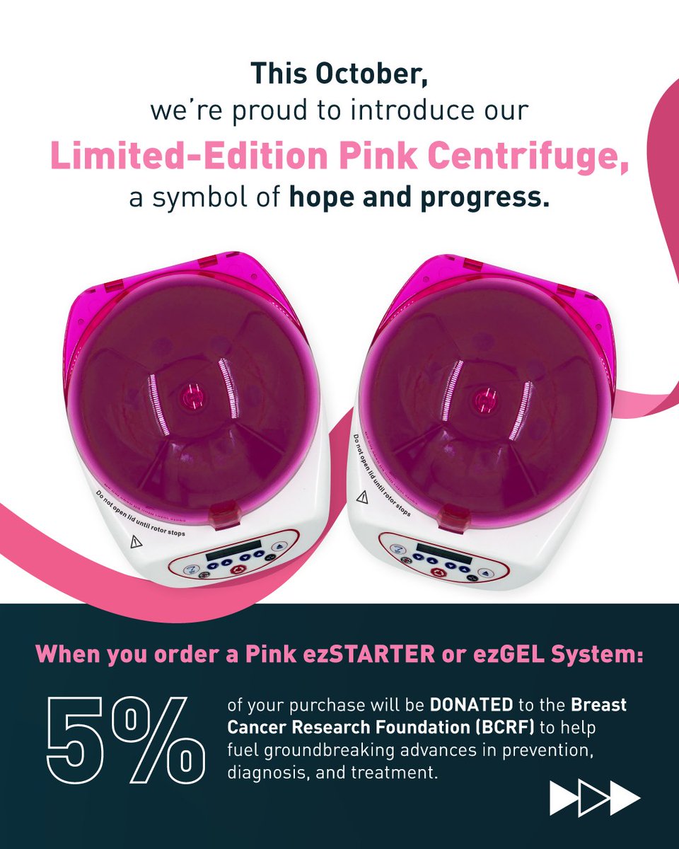 CosmoFrance's tweet photo. This October, get our Limited-Edition Pink Centrifuge! 5% of purchases go to The Breast Cancer Research Foundation
Available ONLY through October! 💗 https://t.co/uF4A2LLcV5 #BreastCancerAwarenessmonth #PinkOctober #Cosmofrancewearspink #ezGEL #ezPRF #Cosmofrance https://t.co/BM4ADrJRY2