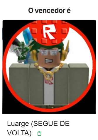 ToyCodeRoblox's tweet photo. resultado do sorteio
https://t.co/cyAaWjmibh https://t.co/ES3Yq3LnzN
