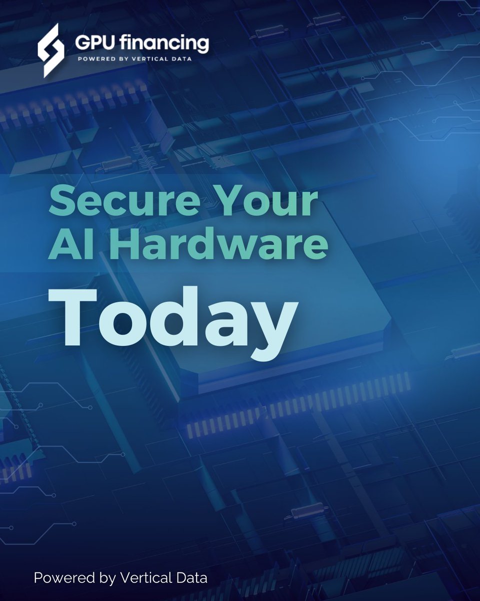 GPUfinancing's tweet image. The AI hardware race won’t wait. Secure your GPUs and scale as fast as your model improves.

Check GPU availability today.
👉 gpufinancing.com
📞 +1 (702) 800-2466
#MoveFaster #GPUFinancing