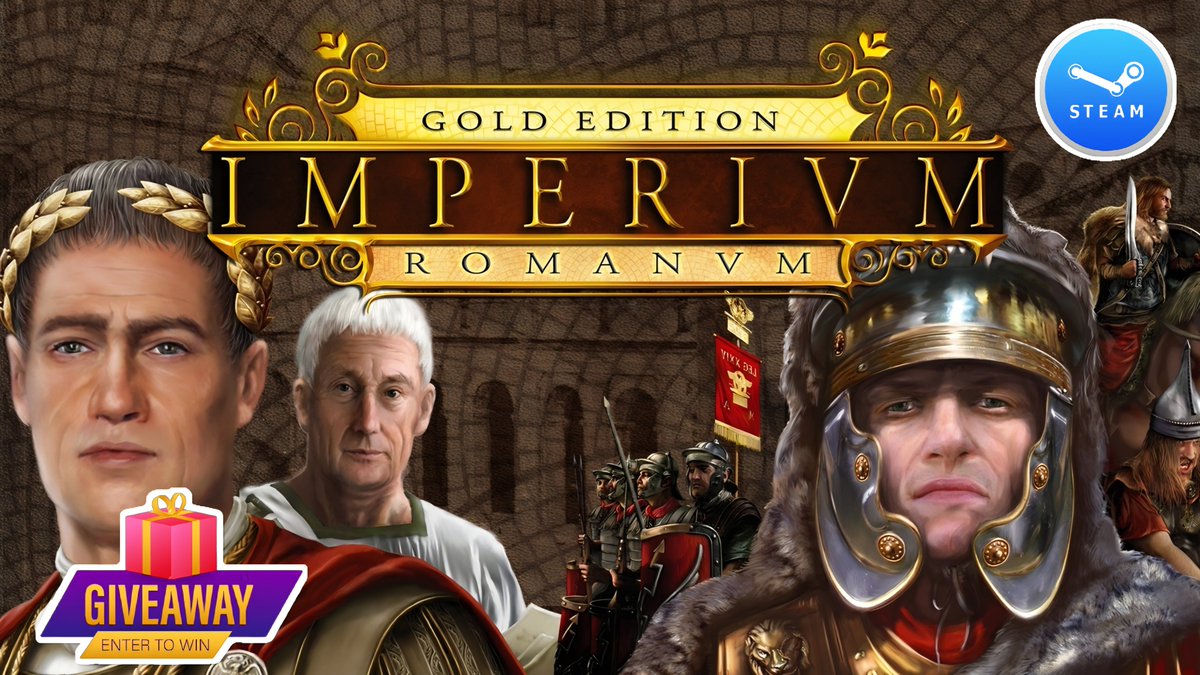 Free Steam Games✨ (@steamgamespc) on Twitter photo 🎁#GIVEAWAY - "Imperium Romanum Gold Edition" 1 x Steam Key
Steps to Enter ⬇️
👥 Tag a companion
🔄 RETWEET 
✅ FOLLOW 👉🏾 
<a href="/SteamGamesPC/">Free Steam Games✨</a> <a href="/blizbling/">Blizbling</a> <a href="/MasterChef90s/">Master Chef👨🍳🍴</a> <a href="/PlayStationGN/">PlayStation Game News</a>
⏰Winner will be announced in 12 hours!
📧DM me to sponsor a giveaway like this
#Giveaways #FreeGame 🎁#GIVEAWAY - "Imperium Romanum Gold Edition" 1 x Steam Key
Steps to Enter ⬇️
👥 Tag a companion
🔄 RETWEET 
✅ FOLLOW 👉🏾 
<a href="/SteamGamesPC/">Free Steam Games✨</a> <a href="/blizbling/">Blizbling</a> <a href="/MasterChef90s/">Master Chef👨🍳🍴</a> <a href="/PlayStationGN/">PlayStation Game News</a>
⏰Winner will be announced in 12 hours!
📧DM me to sponsor a giveaway like this
#Giveaways #FreeGame