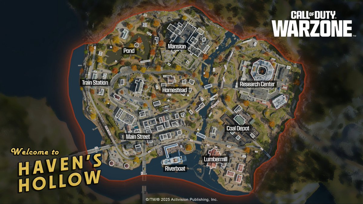 CODMunityGG's tweet image. First look at HAVEN&apos;S HOLLOW new Resurgence map for Warzone! #CODNext