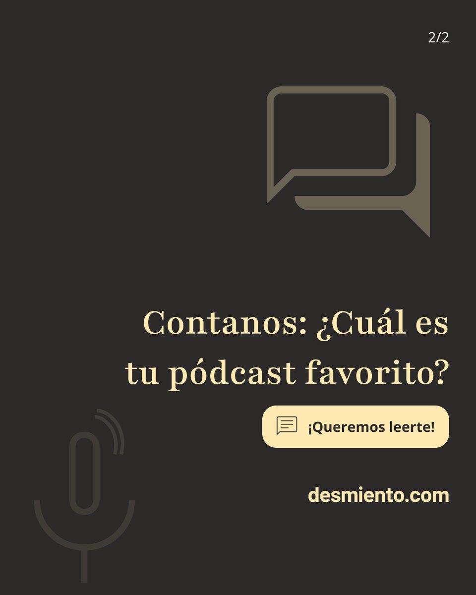 🎙️ ¡Hoy es el #DiaDelPodcast!

En Argentina este formato crece cada vez más y ya es parte de la rutina diaria.
Uno de los más escuchados en política es 👉 Los Pasillos del Poder de Interés General.

🔊 Ahora queremos saber: ¿Cuál es tu podcast favorito?