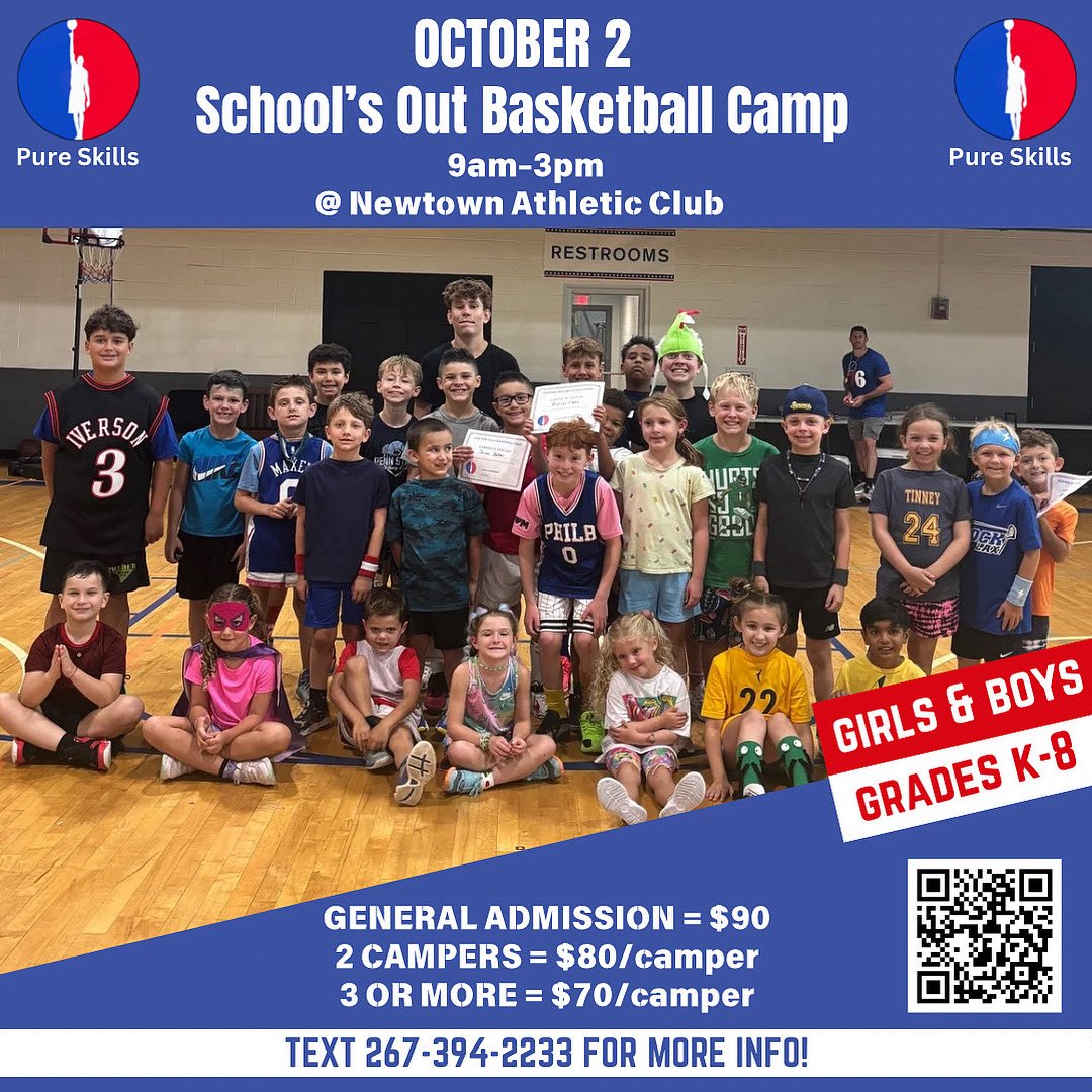 🚨9 SPOTS LEFT FOR THURSDAY🚨

REGISTER FOR OCTOBER 2 CAMP:
forms.gle/b3KwezH51wXxYp…