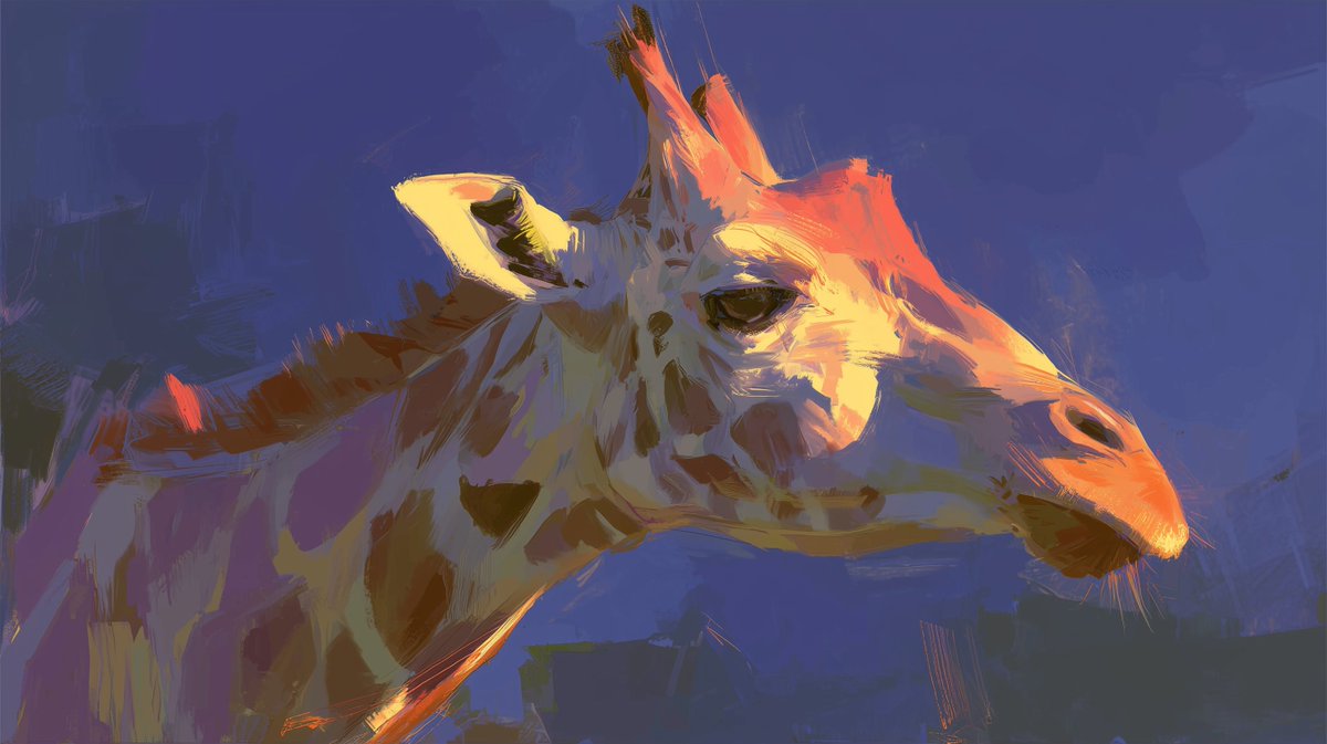 iamnotsrc's tweet image. brushstroke wildlife