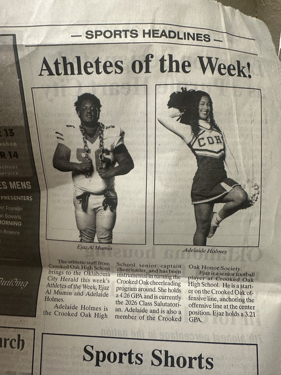 EjazAlmumin's tweet photo. Athlete of the week!!! https://t.co/4b3w0dJLQY