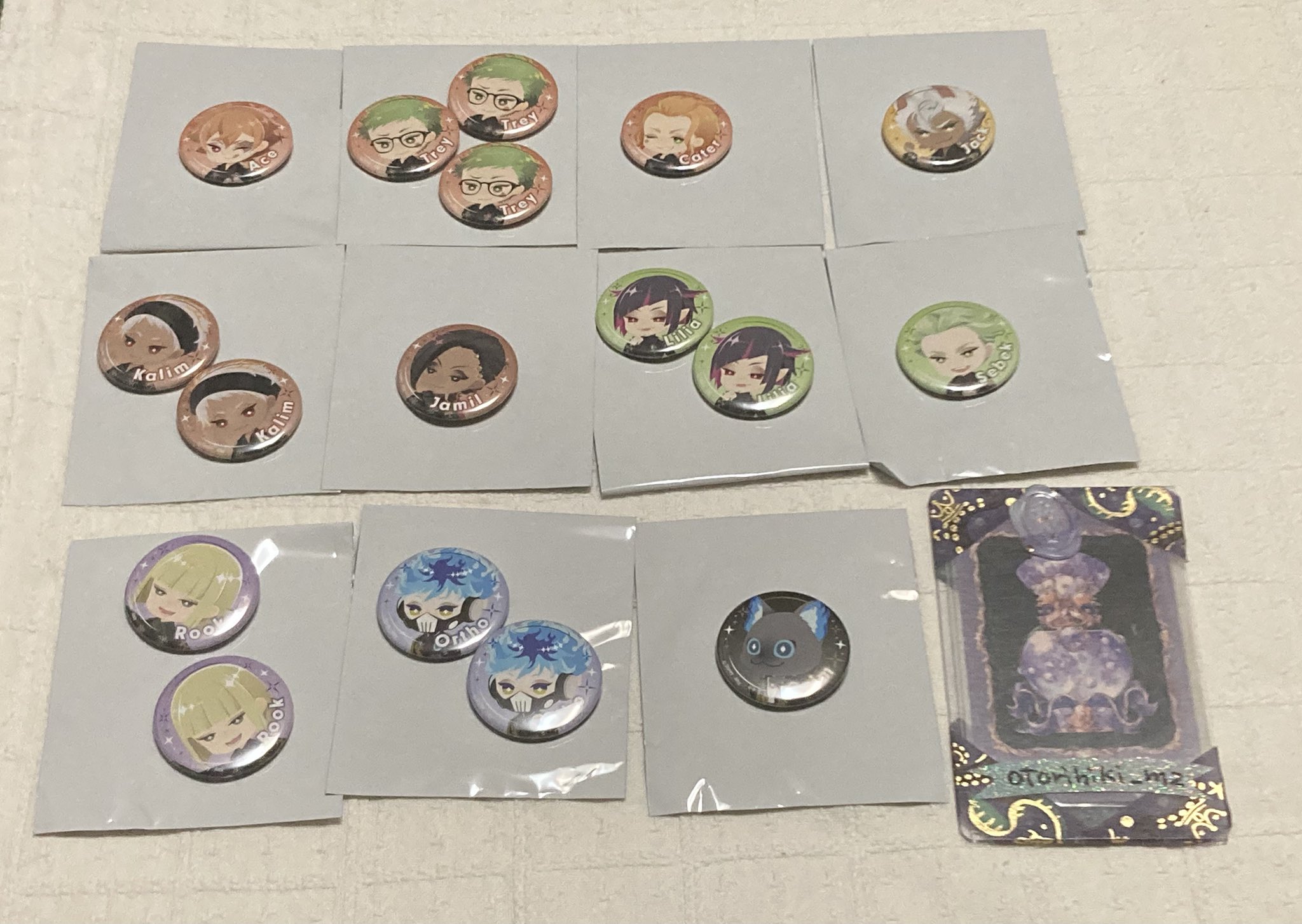 ツイステ ブレイジングジュエル 缶バッジ セベク M109862385