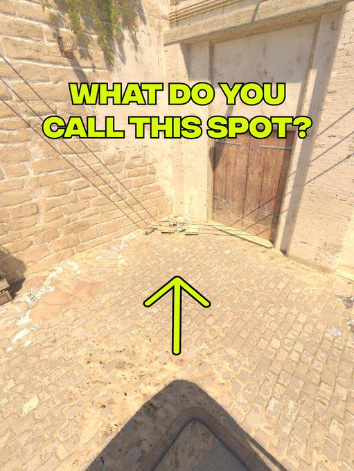 maestroCS2's tweet image. What do you call this spot on B-Site Mirage? 🎃