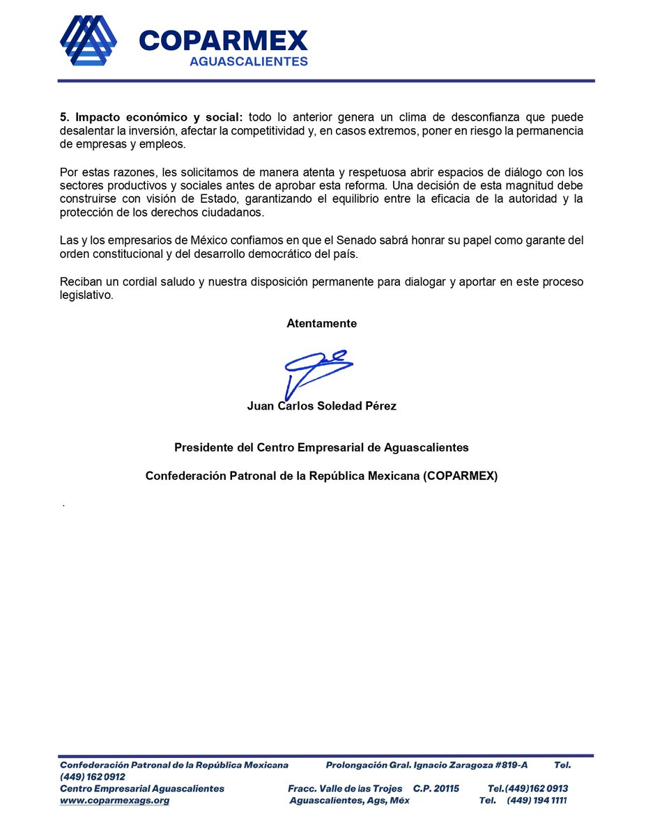 COPARMEX Ags tweet media