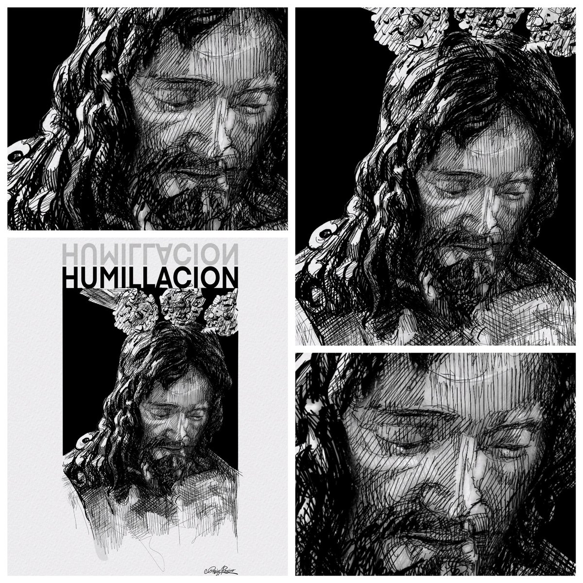 ✍️Día 22. Un Año Cofrade
NUESTRO PADRE JESUS DE LA HUMILLACIÓN MÁLAGA 
El Cristo es obra de Francisco Palma Burgos realizada en 1942. 
🖊️diario de fe y trazo.365.
Lo conoces??? Haz tu comentario
#UnAñoCofrade #ArteDigital #Dibujo #malaga #EstudioGarcíaRomero #humillacion