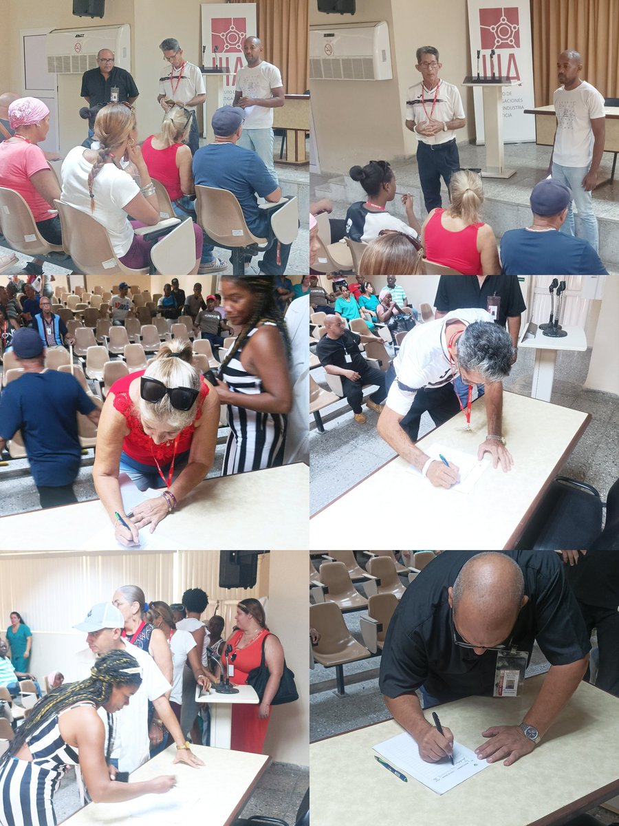 🇨🇺🤝🇻🇪 
Los trabajadores de nuestra institución dieron un ejemplo de solidaridad internacional al realizar una toma de firmas en apoyo al pueblo venezolano.  
¡Venezuela no está sola! Su lucha es la nuestra.  
#CubaConVenezuela #SolidaridadInternacional