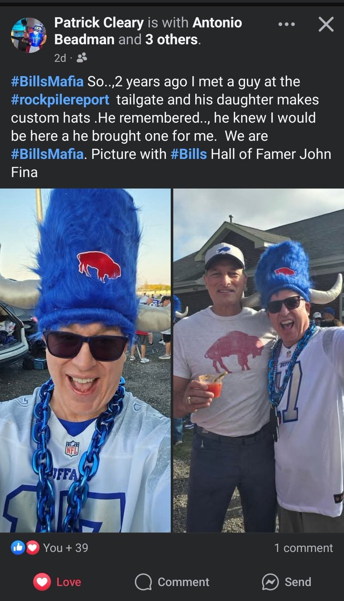 We've been trying to tell #BillsMafia- we have fun out here at the <a href="/Que42BBQ/">Que42</a> tailgate 🍻

It was great to see <a href="/joemillerwired/">Joe Miller III</a> &amp; <a href="/JohnFina/">John Fina</a> , and thanks to <a href="/PatCleary74/">P_O'Cleary</a> for the shout out!

Go #Bills
