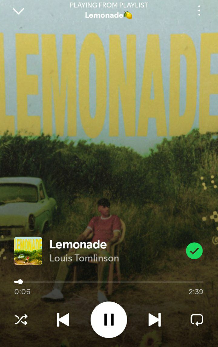 برای من لیموناد خیلی وایب تابستونی داره ولی پاییز اومده:)
دیر کردیا تاملینسوننننن
#LouisLemonade 
#How