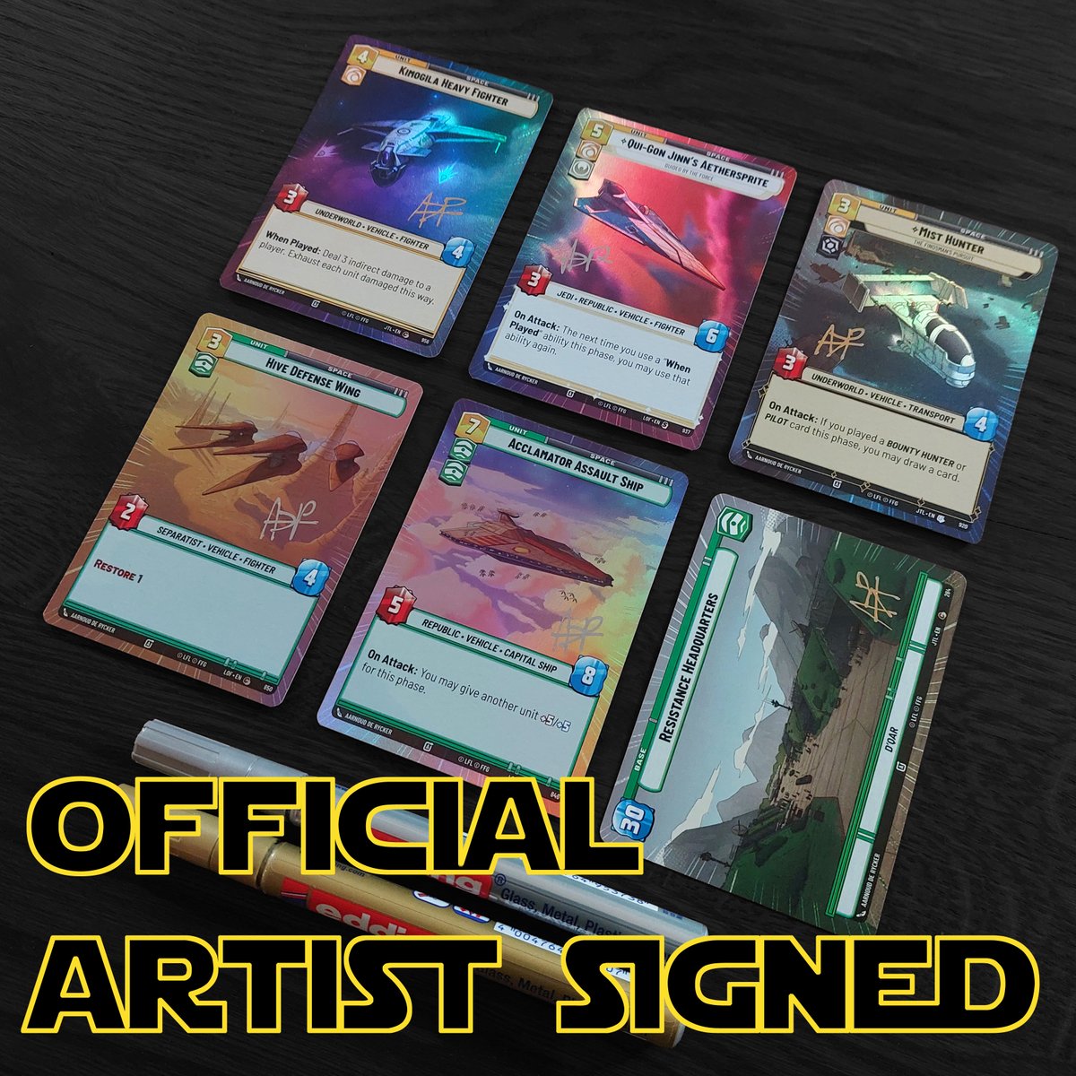 aarn0ud15676's tweet photo. ✨ I’ve been signing my Star Wars cards! ✨
By popular demand, I’m opening it up officially:
• Send your cards or meet me in person for a signature
• I also have a few signed cards for sale
Interested? DM me! 💌
#StarWars #ArtistSignature #CollectibleCards #StarWarsArt https://t.co/C8UMoSq1Nn