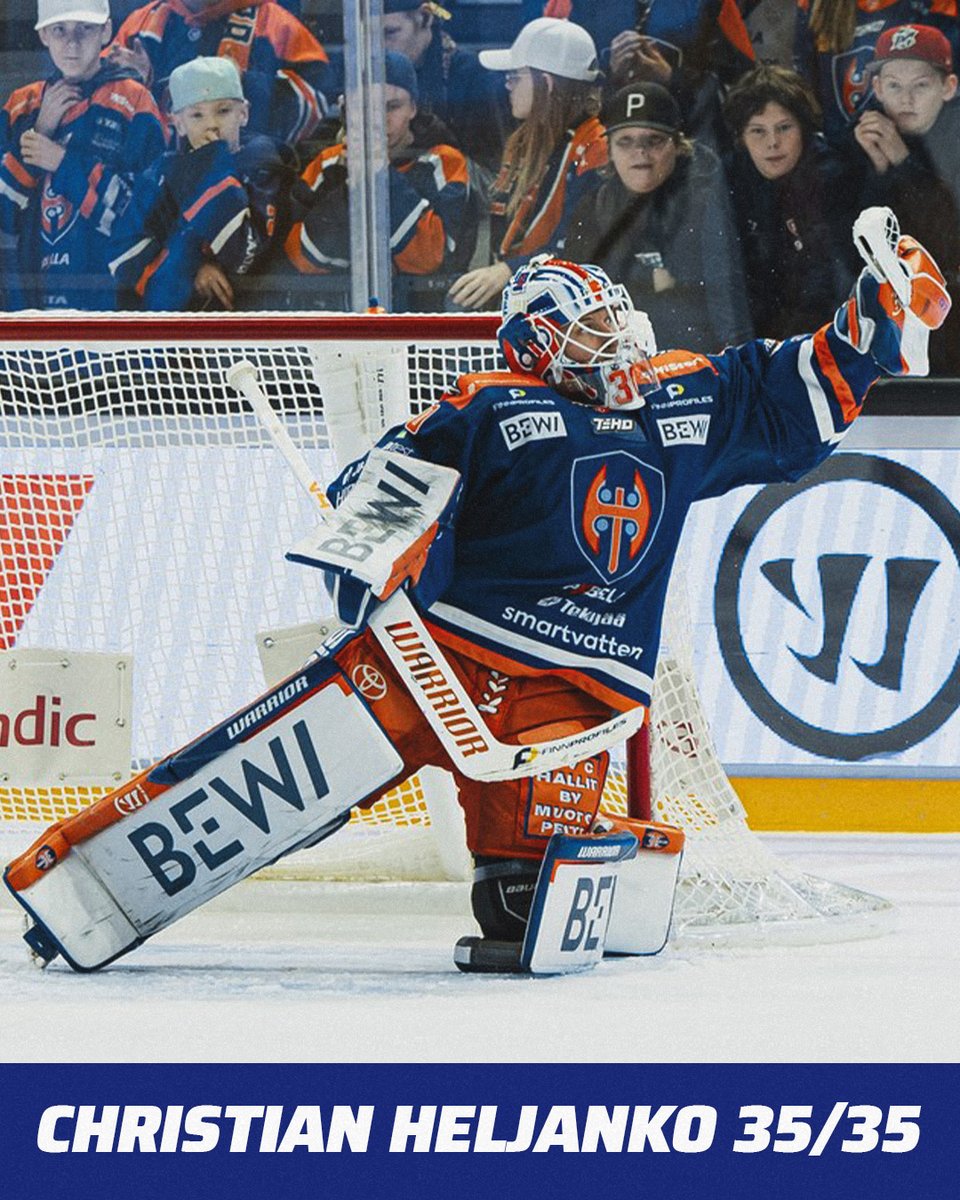 smliiga's tweet photo. Christian Heljangolle uran 30. nollapeli Liigassa! 🧱

#Liiga #Tappara https://t.co/8BXLe2Wz6C