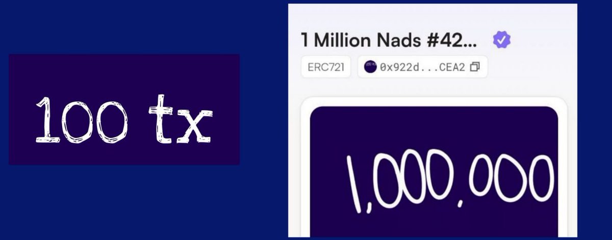 stsaimim's tweet photo. Holding 1M Nads NFT from @monad could play a key role in testnet eligibility.

If it’s in your testnet wallet, you might qualify. Keep interacting across dApps the testnet phase is almost over.

TGE announcement could drop any moment. Stay ready.

$MON https://t.co/nwd4y6tKQR