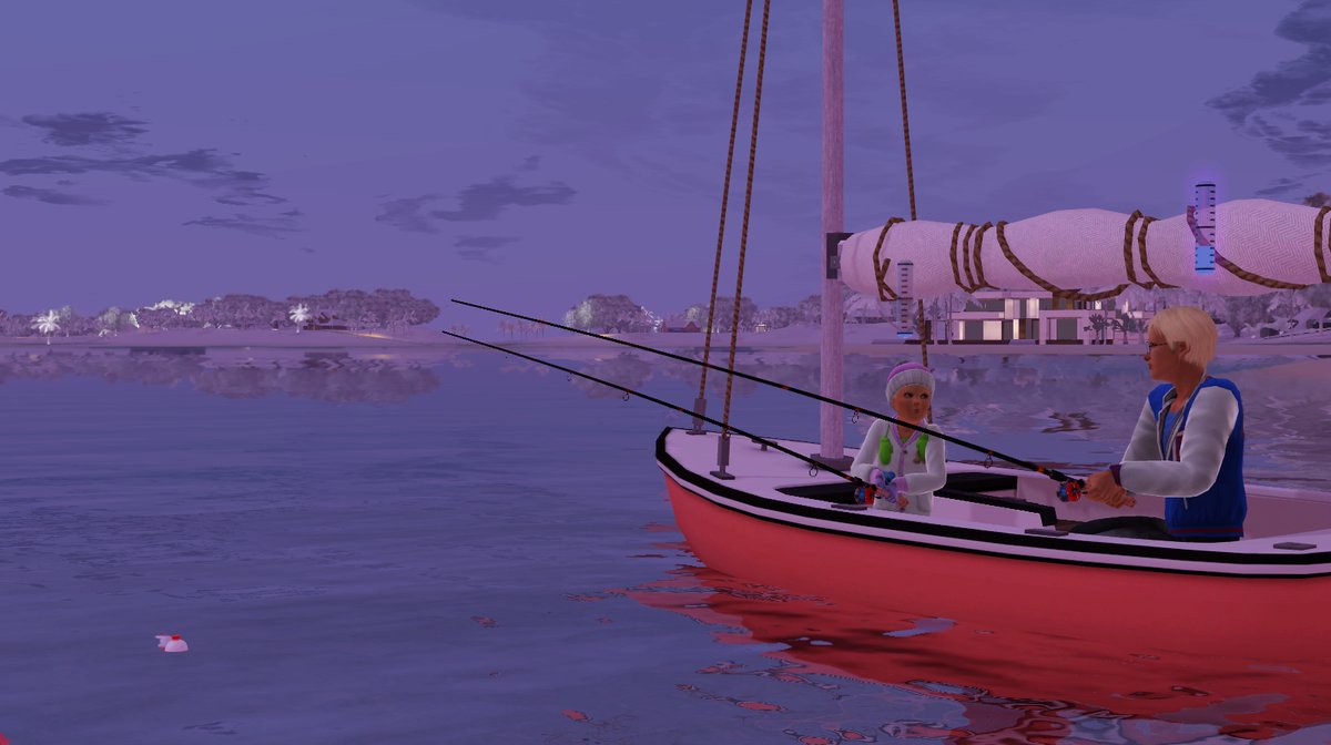 SimmerZozo's tweet photo. Fishing in the Ocean - Sims 3 https://t.co/GEsXhFRG7I