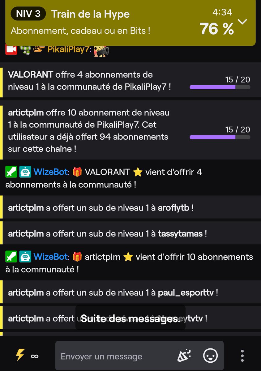 Pikaliplay's tweet image. Impossible de live aujourd'hui... Mais la promo du Subtember touchait bientôt à sa fin...

Un grand merci à @Artictplm pour le soutien sans fail, on a atteint 19 Subs, prochain live 15min en Pika-Pika 😱⚡

#Twitch #subtember
