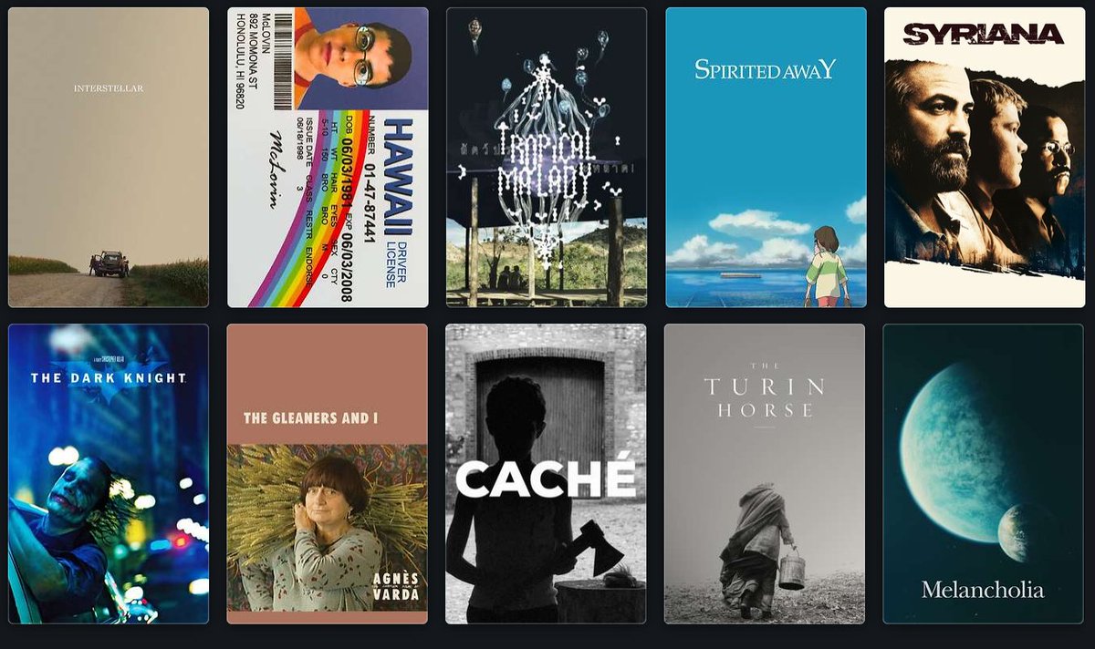 SilverVideo's tweet image. My Top 25 of the 21st Century featuring basic-ass picks and custom letterboxd posters. Discourse cannot affect me bc my love for cinema is Pure and True.