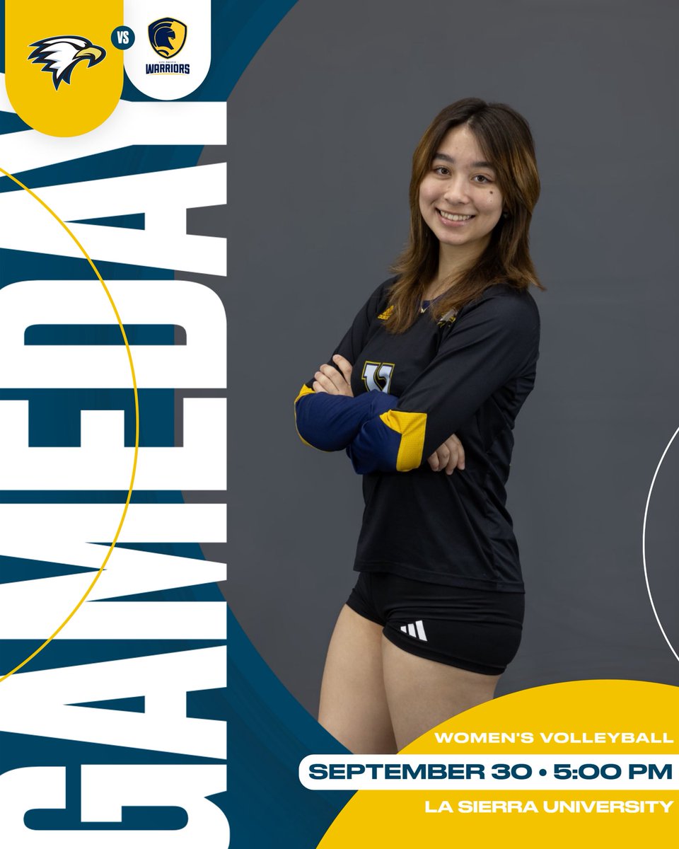 LSUGoldenEagles's tweet photo. It’s game day for the Golden Eagles! 🦅 🏐

🆚: Life Pacific University
📍: La Sierra University 
⏰ : 5:00 p.m. (PT)
📺: https://t.co/eCKscirD7r

#GoGoldenEagles l #BeatLPU l #womensvolleyball l #gsac https://t.co/czu3HZBG73