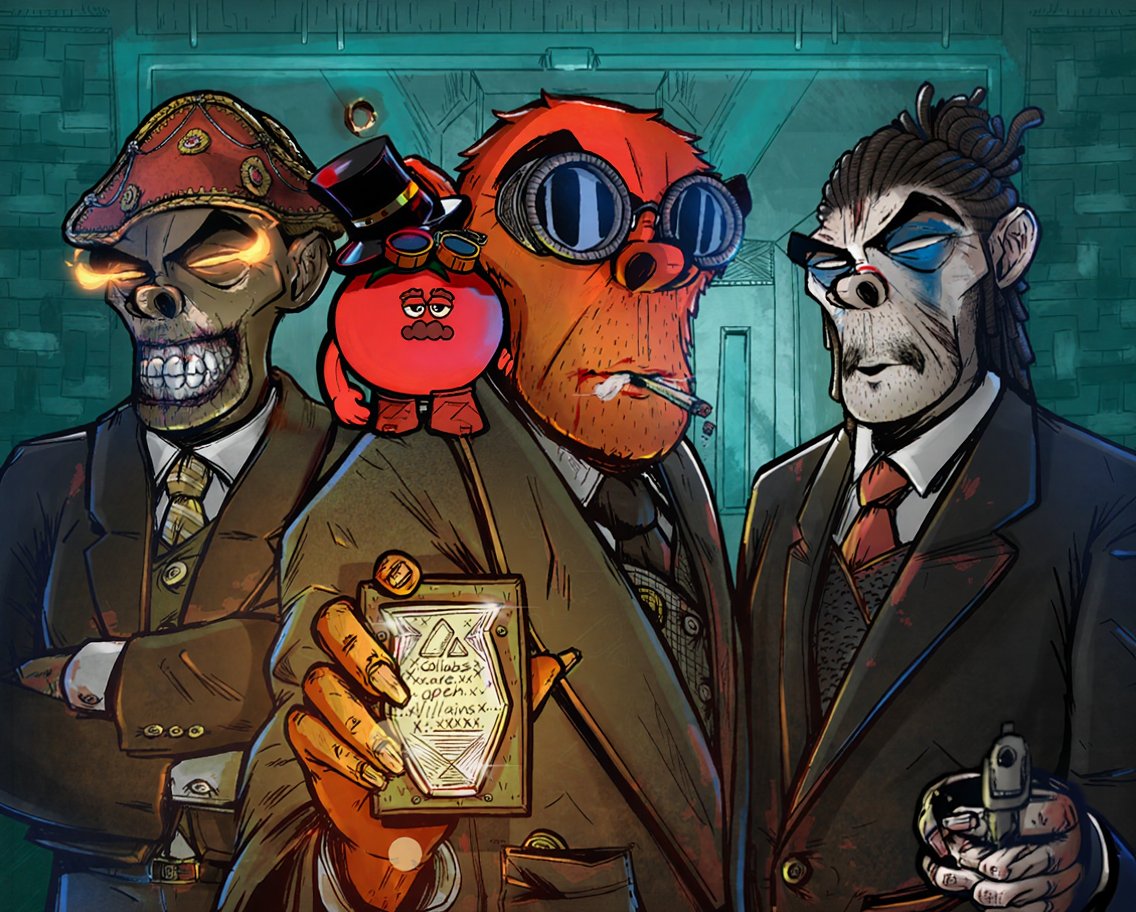 Villains tweet media