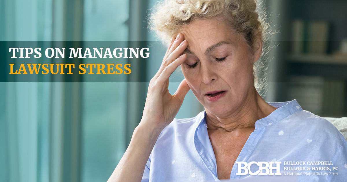 BCBHLAW's tweet photo. Cancer + legal proceedings = overwhelming stress. Practical tips: organize documents in one place, communicate your treatment schedule to your legal team, set boundaries on legal discussions. Your health comes first. BCBH Law handles the legal burden. #BCBHLaw #StressManagement https://t.co/lgGZRmENFU