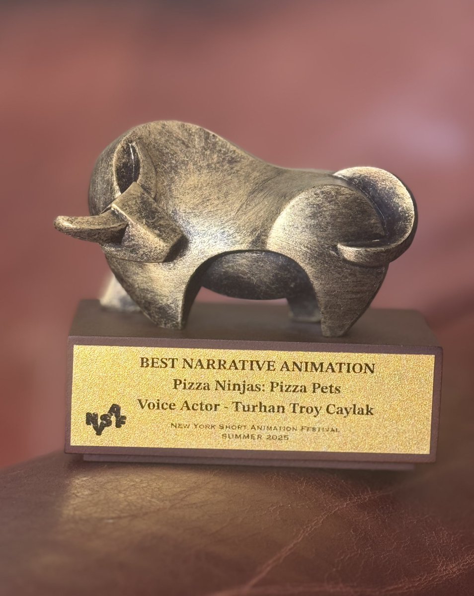 TroyCaylak's tweet photo. I love working with the Pizza Ninjas. I love producing animations, acting, and doing voiceovers. This is our first award, and it’s just the beginning. Big things are coming with Pizza Ninjas. Stay tuned. Congrats to everyone who made this happen, you know who you are. #ralf https://t.co/PRLekgIr4b