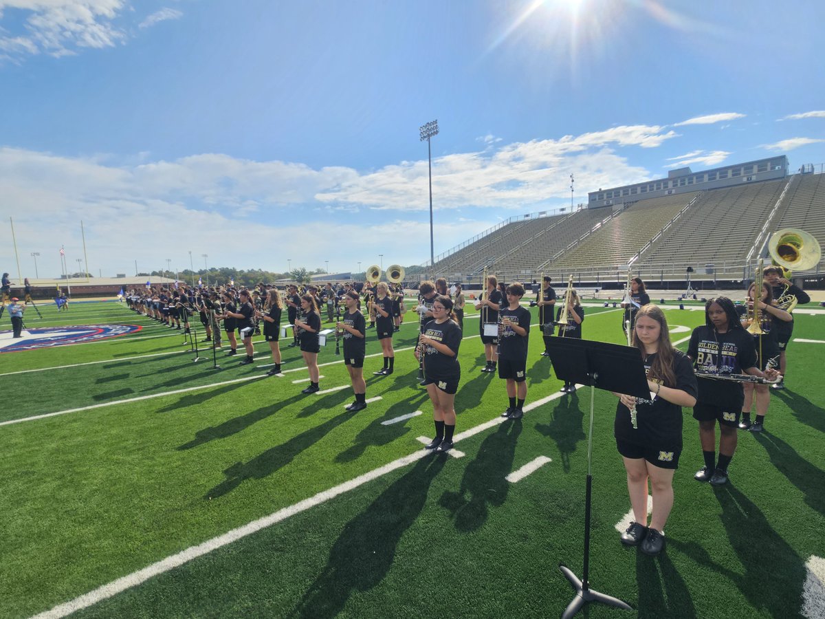The  Montgomery and Lake Creek High School Bands will be joining together this Friday during halftime to celebrate the 100 Years of Montgomery Independent School District! It's going to be a blast! Especially with guest conductor and Band Director Emeritus, Mr. Mike Bendiksen!