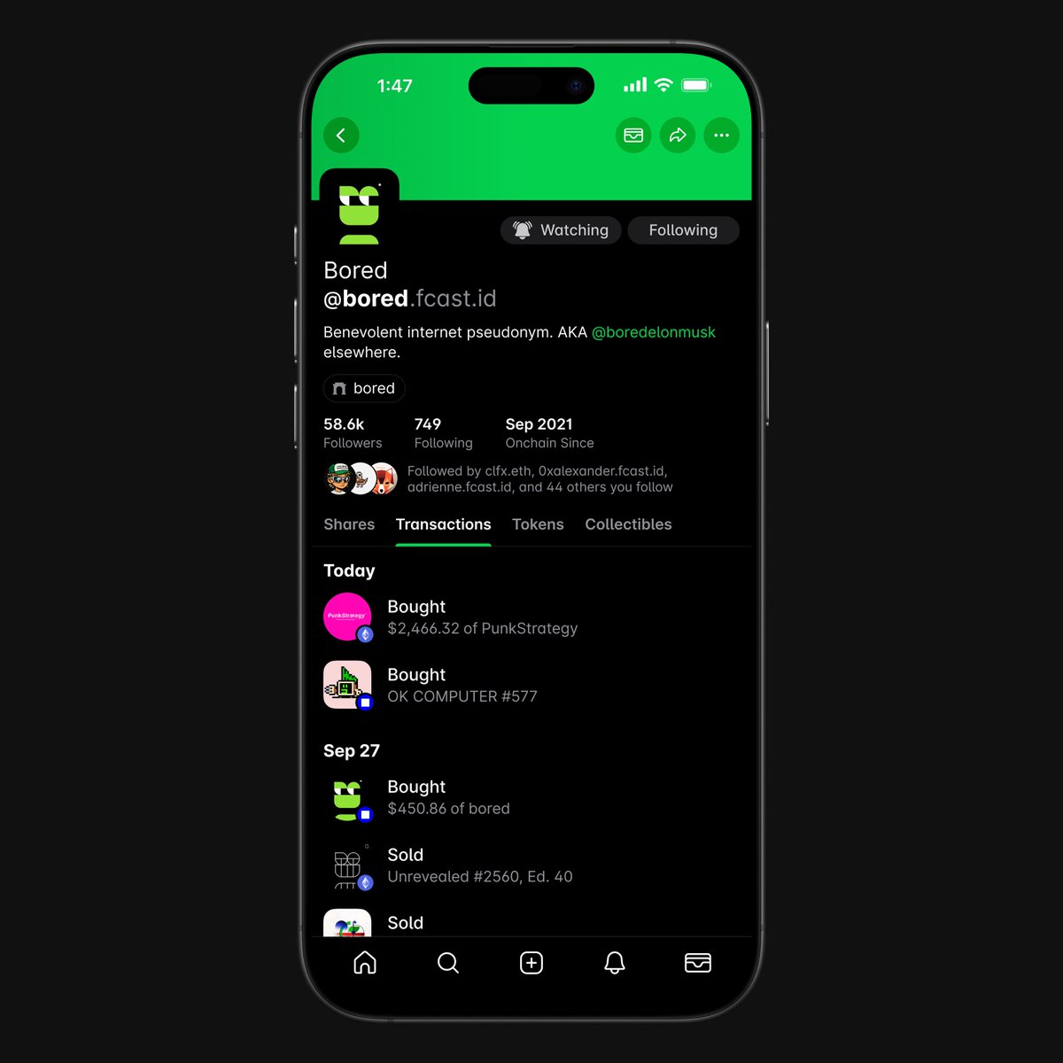 Scott_eth's tweet image. some alpha 👇

every @farcaster_xyz account has a @sharedotxyz profile automatically with their following and followers already synced

we index every farcaster event to make sure that your social graphs remain intact. just sign in with farcaster to claim.

farcaster