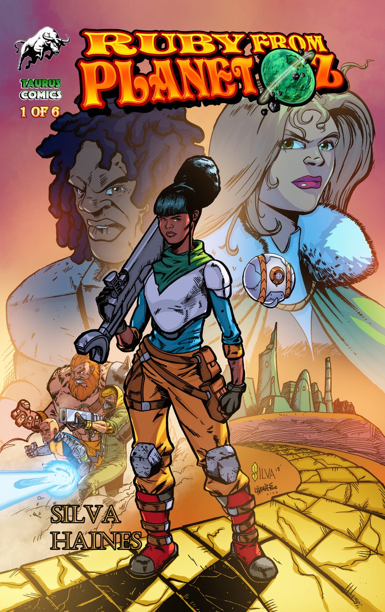 TaurusComics's tweet photo. Journey beyond the yellow brick road.
Ruby from Planet Oz combines fantasy, sci-fi, &adventure into a comic series like no other. Step into a brand-new Oz.
Available now at https://t.co/g907dC1Foc
#IndieComicCreators #ComicBookWorld #EpicAdventures #RubyFromPlanetOz #TaurusComics https://t.co/ajl5p8Y7kI