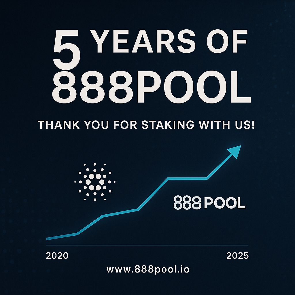 888POOL.IO - A Cardano Stake Pool For Everyone tweet media