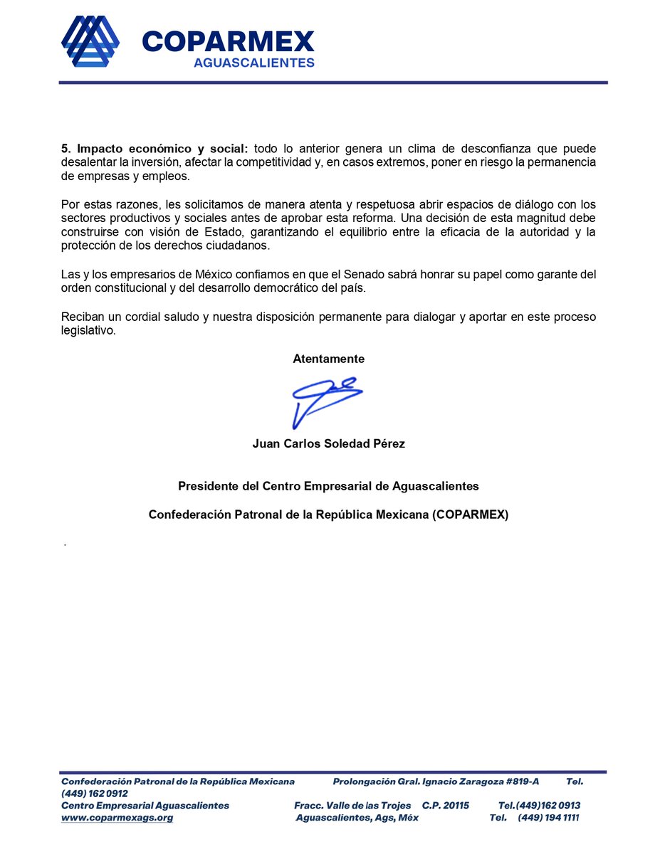 COPARMEX Ags tweet media