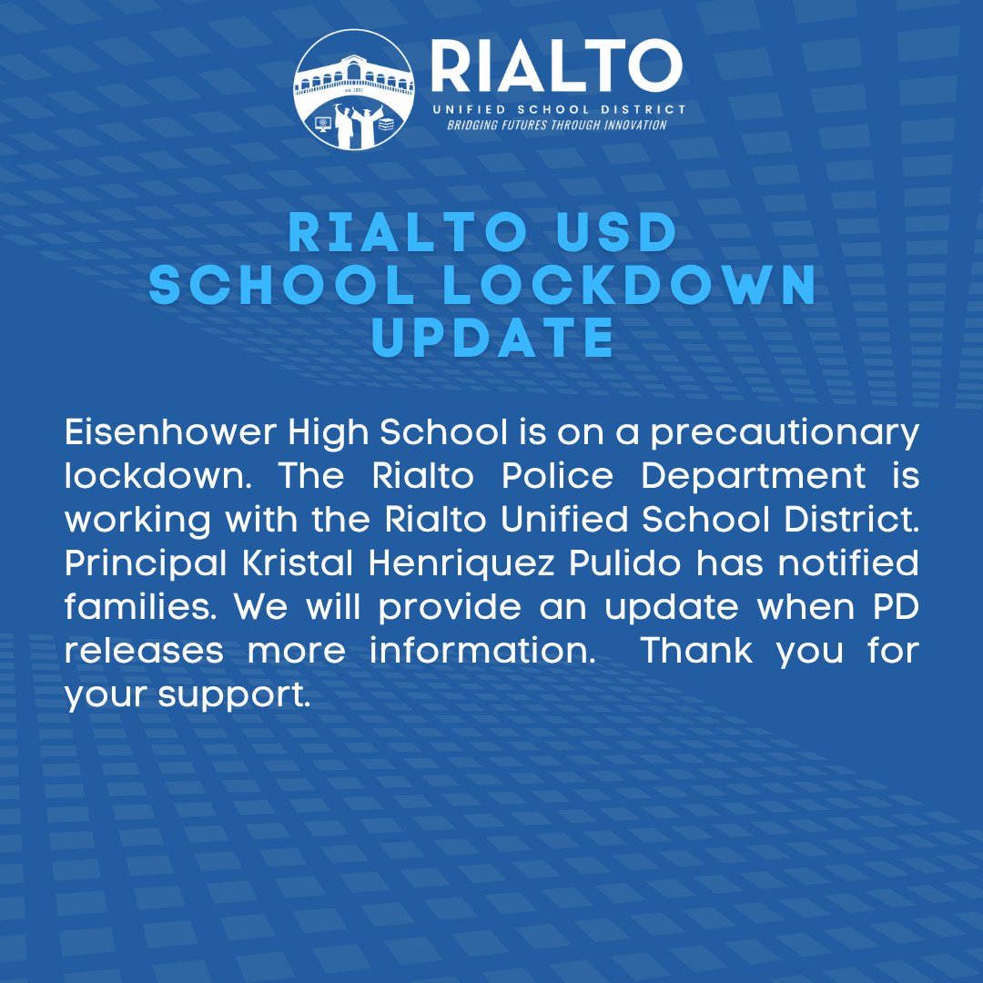 Rialto Unified School District tweet media
