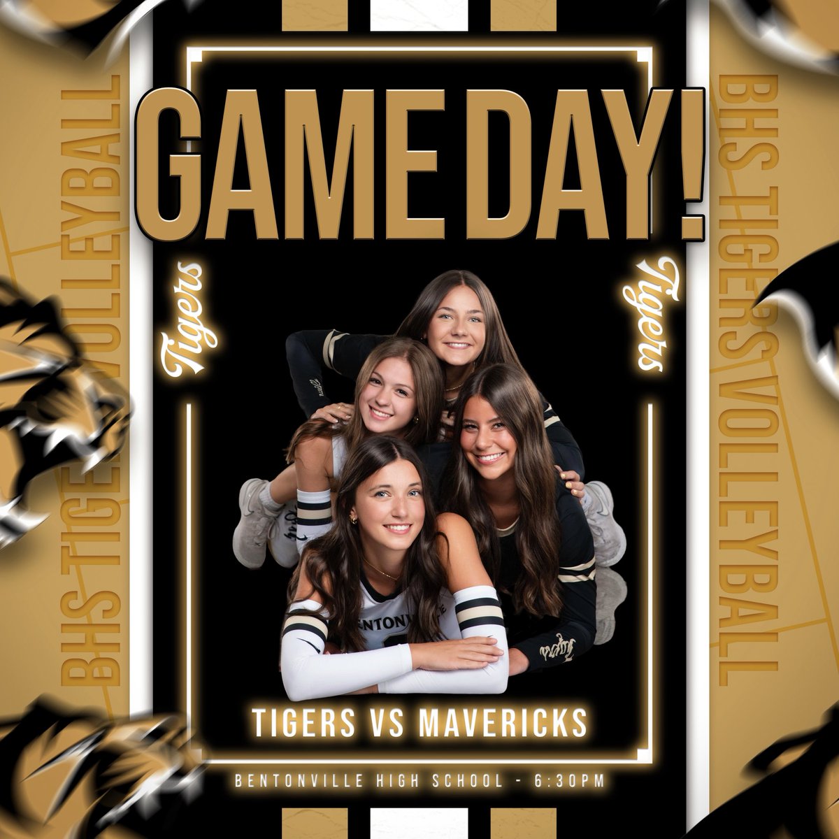 BHS Tiger Volleyball tweet media