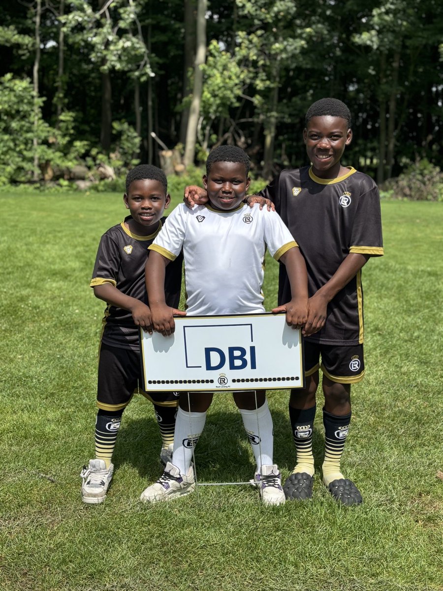 RealLansingFC's tweet photo. 🌟 Sponsor Spotlight: @DBIWeDoOffice 

When DBI stepped up as our very first sponsor, it was the moment we knew Real Lansing FC was real. Their early support helped us grow from serving just 60 kids to now working with more than 350 students across our community.

We are especially grateful to the Snyder family for their continued love for soccer and Lansing youth. From writing that very first check, to sponsoring teams, and even hosting a golf scramble to support our players—DBI has been there every step of the way.

If you or your business needs office supplies, furniture, or workspace solutions, we cannot recommend DBI enough. Their commitment to Lansing is unmatched, and we’re proud to call them part of the Real Lansing family.

⚽ Thank you, DBI, for believing in us—and in our kids—since day one. 💛🖤

For more on DBI please visit: https://t.co/ReSf2Q48cW

#lansingkidsmatter #ittakesacity #soccerforeveryone