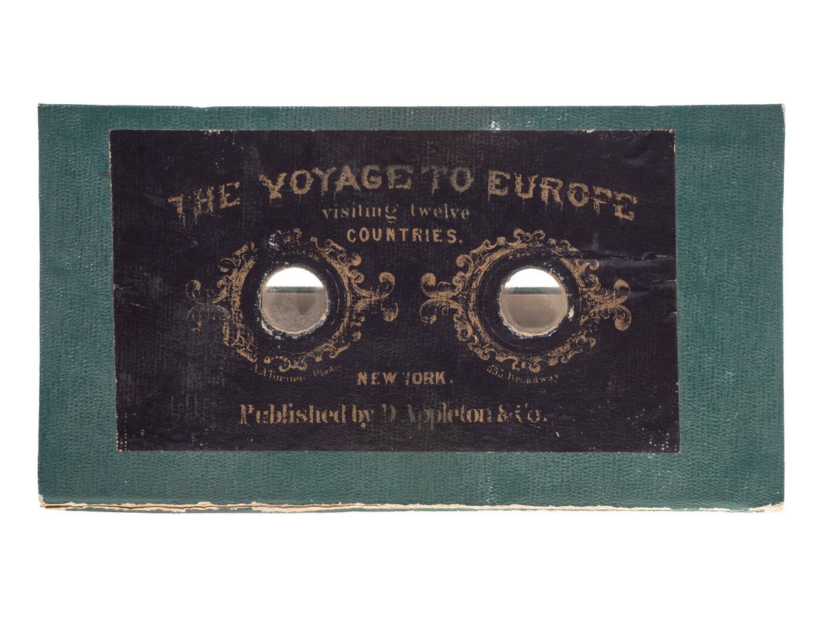 RealPreCinema's tweet photo. Appleton and Company introduced The #Motoscope, a simple #Stereoviewer much like the #MascherViewer, that blocks one eye at a time so that the #Stereographs in different positions, would appear to move, exhibiting the figures in motion. https://t.co/a7GWlb9v57