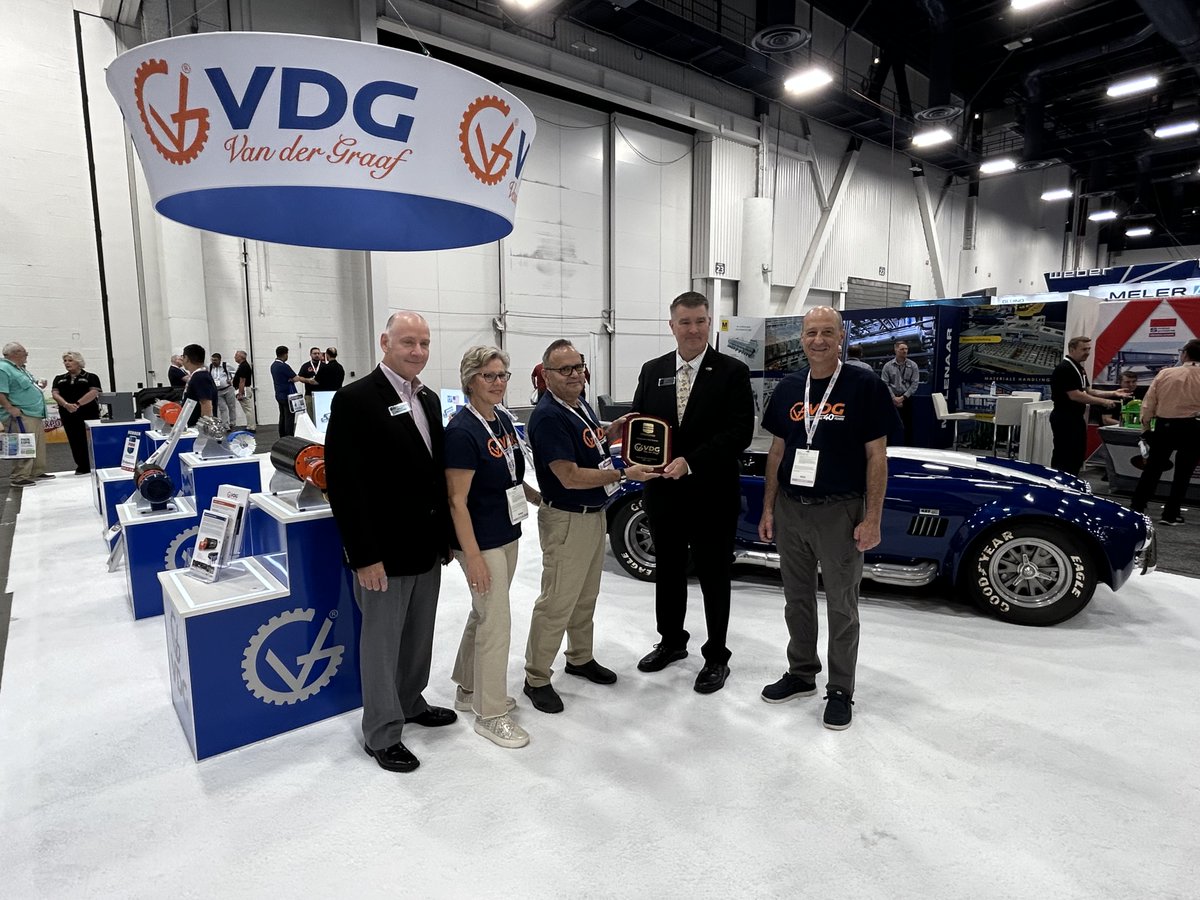 We’re honored to share that <a href="/PMMIorg/">PMMI</a>'s Vice President of Member Services, Andrew Dougherty, and Brian Gronowski presented VDG with a commemorative plaque at <a href="/packexposhow/">PACK EXPO</a>, recognizing our 40th year in business! #PackExpo2025