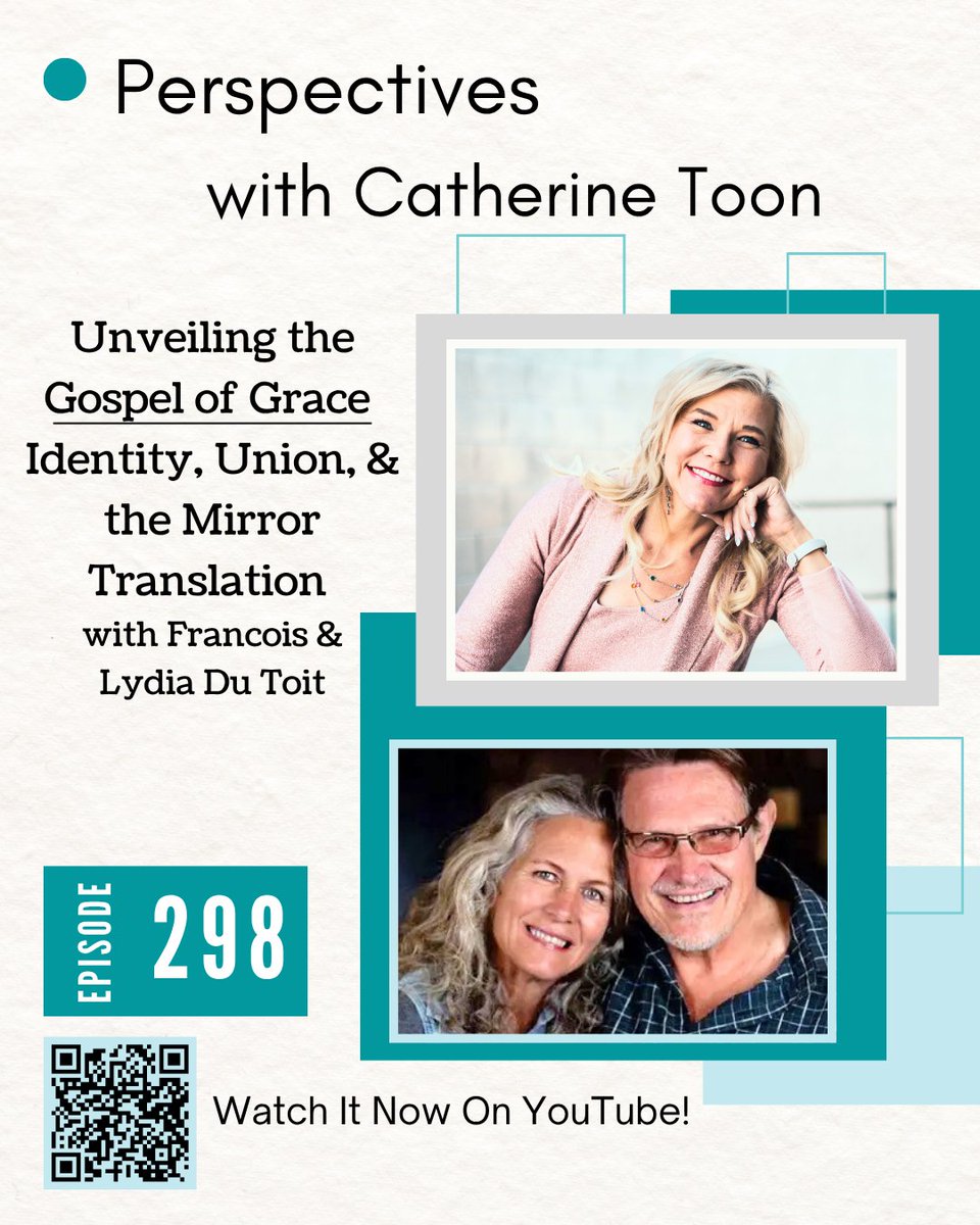 This week’s podcast: Francois &amp; Lydia du Toit 🌸 Gospel of Grace, Mirror Translation, &amp; how God’s love restores our humanity. 🎬 Watch it on YouTube now, or listen wherever you get your podcasts! #GodsLove #PWCTPodcast #Perspectives #Podcast #MarkedByLove