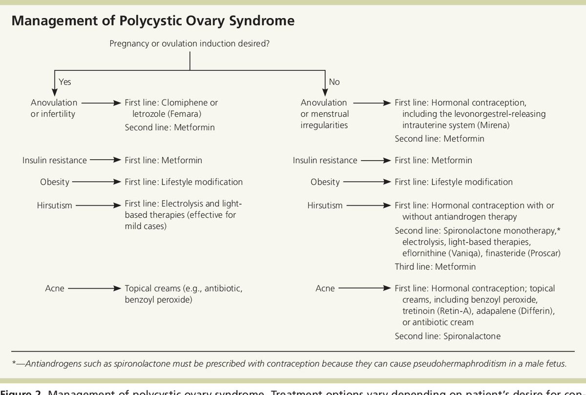 💊 أفضل ملخص لعلاج تكيس المبايض (PCOS)

️👨‍⚕️ للأطباء (نساء ، طب أسرة، غدد، جلدية)

⸻

🌸 إذا الهدف الحمل:
•🛑 انقطاع الإباضة/العقم →
•1️⃣ كلوميفين أو ليتروزول
•2️⃣ ميتفورمين
•💉 مقاومة إنسولين → ميتفورمين
•⚖️ السمنة → تعديل نمط الحياة
•💇‍♀️ الشعر (خفيف) → ليزر/تحليل