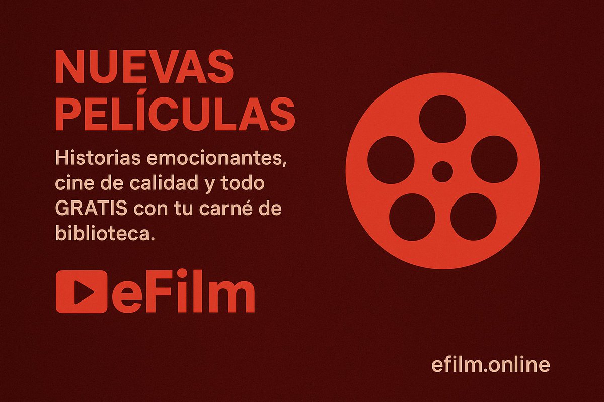 ¡Buenas noticias! 🎬

En eFilm siempre hay algo nuevo para ti: películas recién llegadas, de todos los géneros y para todos los gustos.

📲 Regístrate gratis con tu biblioteca y disfruta de cine sin límites.

➡️efilm.online